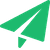 Green plane icon