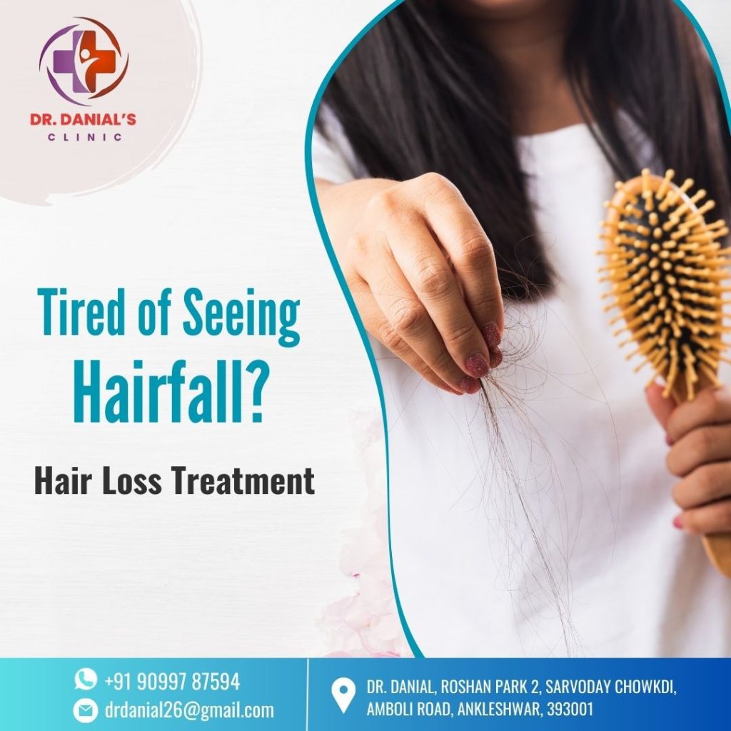 Hair loss treatment | Dr Dania's | Social media graphics design services in ankleshawar