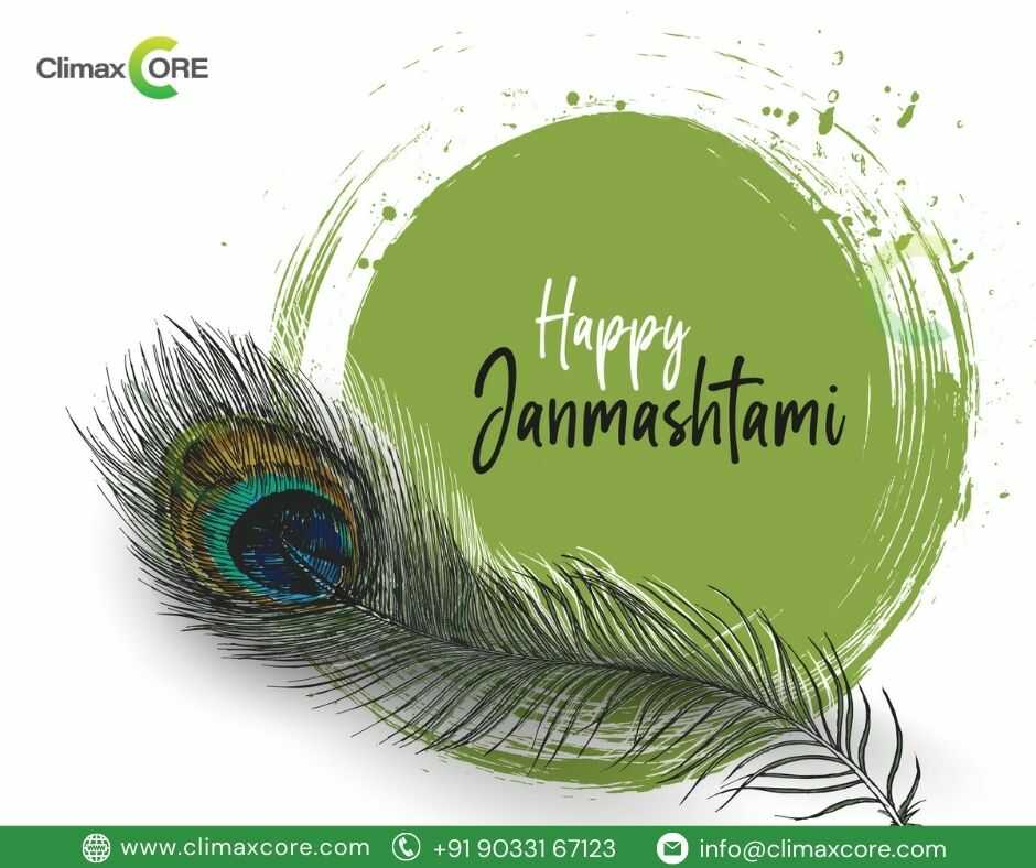 Happy Janmastami, Social media graphics, hindu festival graphics design