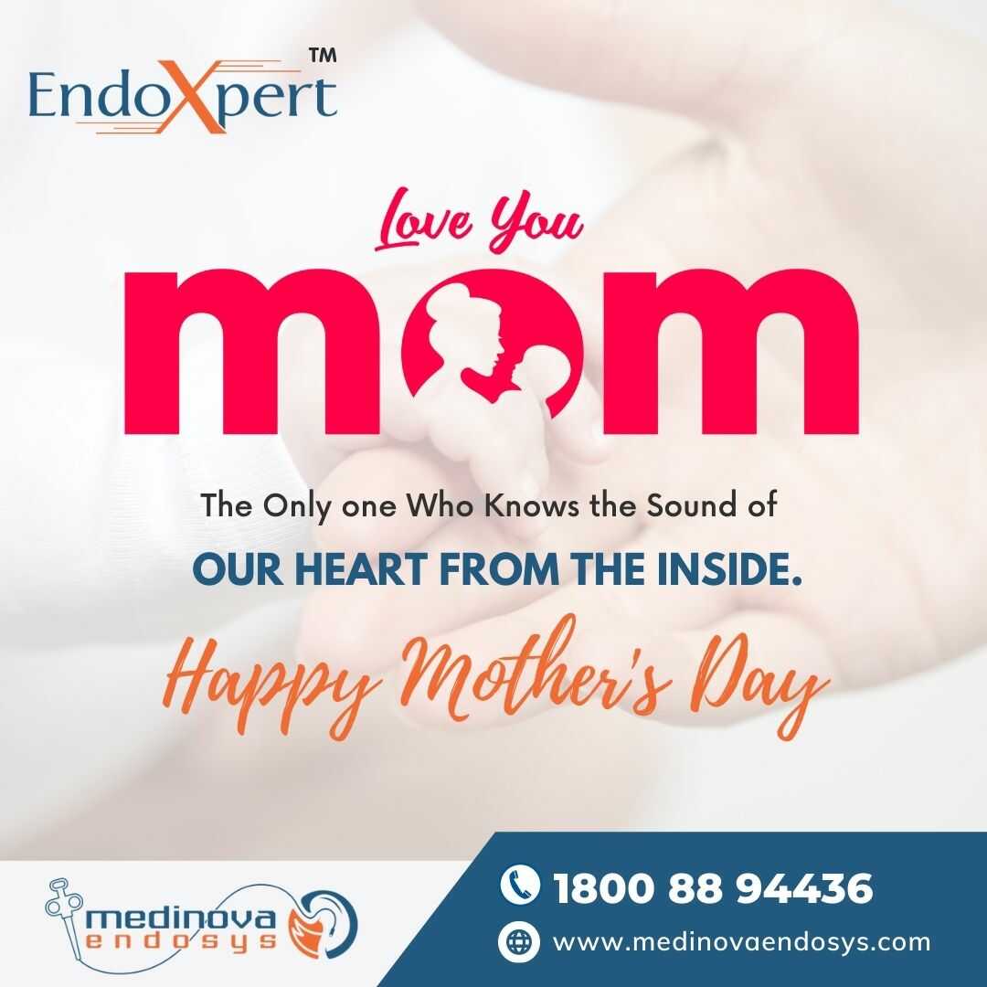 Happy Mothers Day graphics for endoscopy manufacturer
