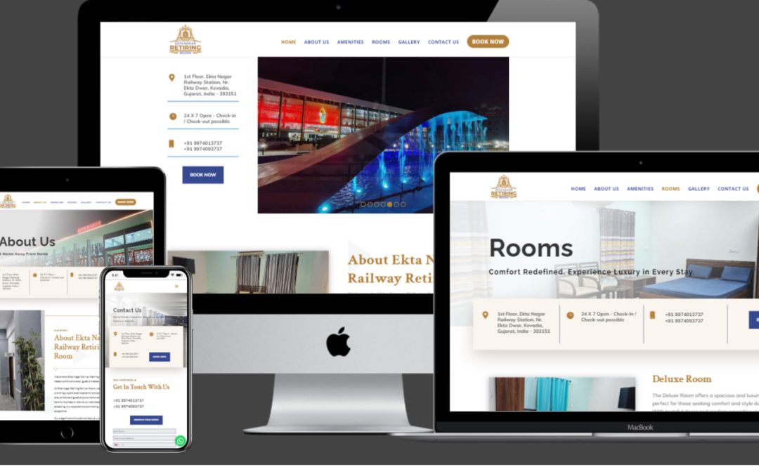 Railway Retiring Room Website Design & Logo Design