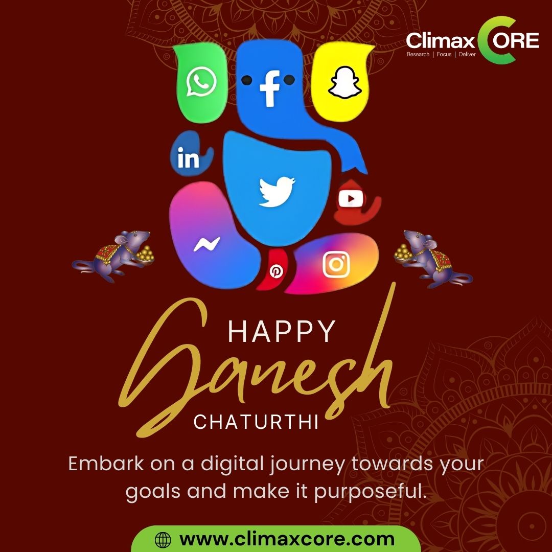 Ganesh chaturthi post for social media marketing agnecy