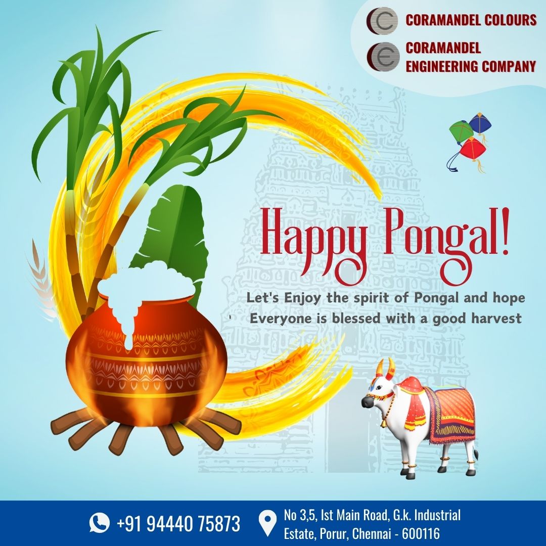 Pongal social media graphics